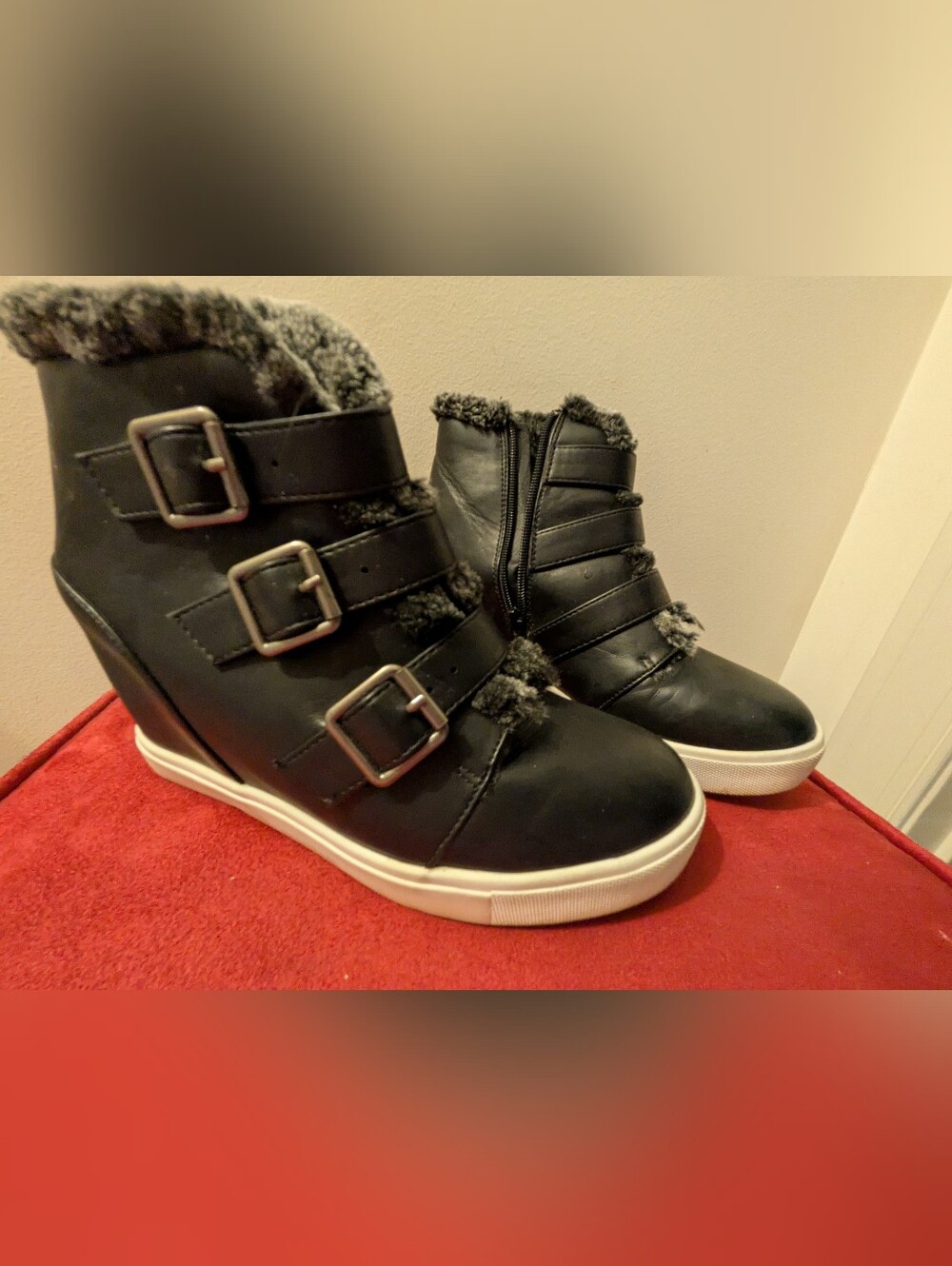Coconuts by Matisse Women's Leather Wedge Ankle Boots